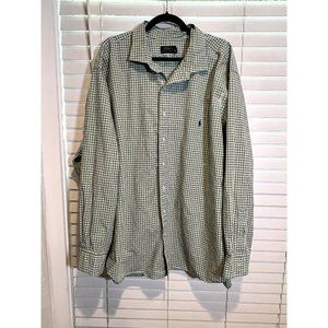 Polo Ralph Lauren Long‎ Sleeve Button Up Shirt - Size 4XLB